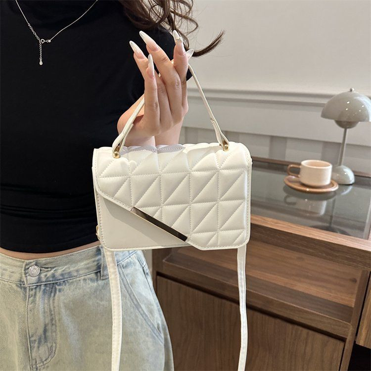 Versatile high-end simple new spring women's bag stylish small square bag