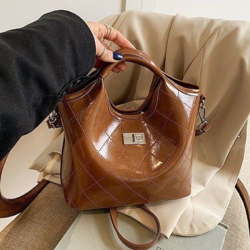 New style bucket women's handbag mother and child bag high value light luxury high-end