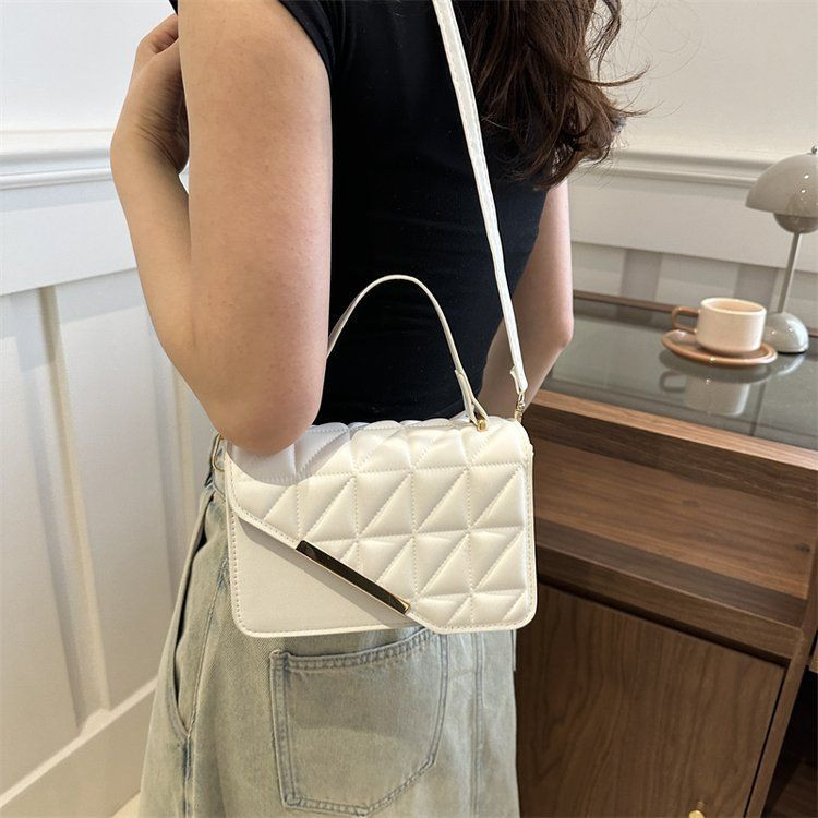 Versatile high-end simple new spring women's bag stylish small square bag